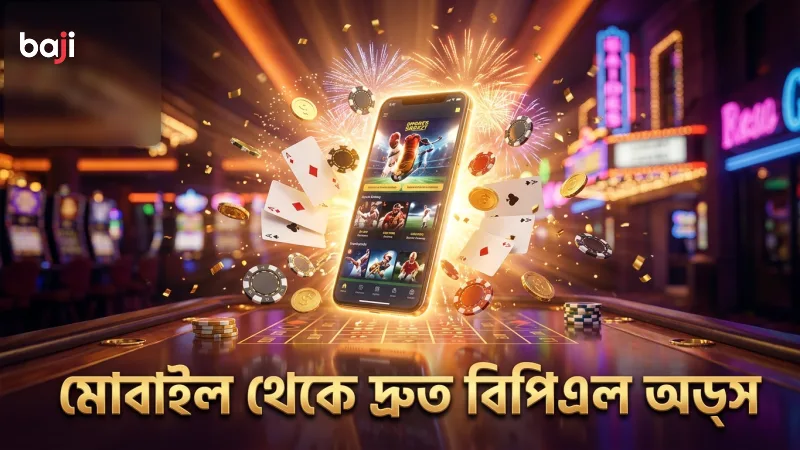 মোবাইল থেকে বিপিএল ম্যাচ অডস দ্রুত যাচাই করা যায়।
